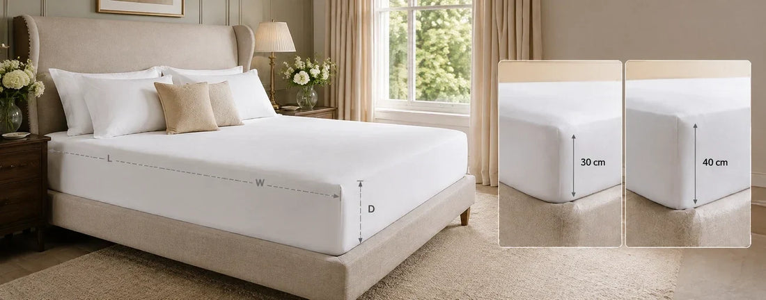 Fitted Sheet Sizes UK: Size & Depth Guide