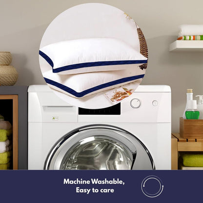 Machine washable hotel pillow for easy everyday care
